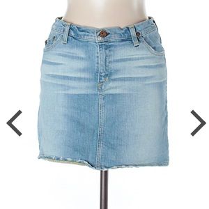 AG denim stretch skirt
